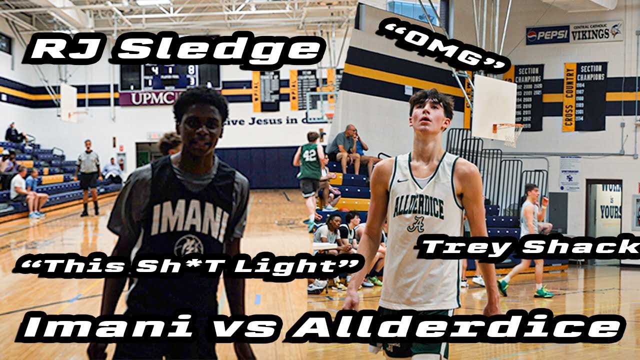 SHIFTY PG GOES BANANAS “This light work” | Imani Christian Academy & Allderdice GOES OT!