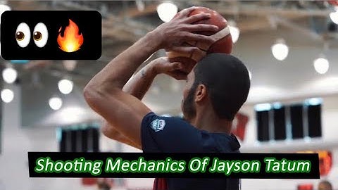 Shooting Mechanics Of Jayson Tatum : Basketball Form Shooting