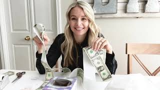 I've discovered the perfect gift to have on-hand for birthday parties
- a tissue box money roll! you essentially roll up dollar bills (i
typically use about ...