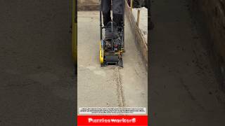 Perfect Base Compaction! Plate Compactor Creates a Super Solid Foundation
