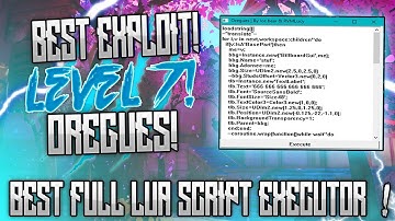 [OMFG] ✅ BEST ROBLOX HACK/EXPLOIT! ✅ | OREGUES ! | BEST LEVEL 7 FULL LUA SCRIPT EXECUTOR! (WORKS!)