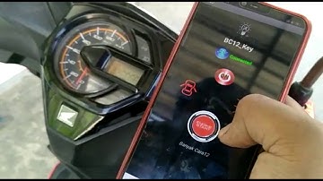 Remote sepeda motor menggunakan smartphone berbasis arduino dengan bluoetooth HC-05