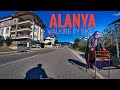 Alanya - walking tour on the Ataturk road in the Kestel area by bike