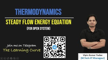 Steady flow energy equation |open system| #mechanical #upsc
