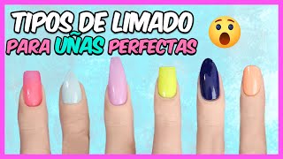 ¿Cómo LIMAR LAS UÑAS CORRECTAMENTE ? Tipos de LIMADO ? - Curso De Uñas 004