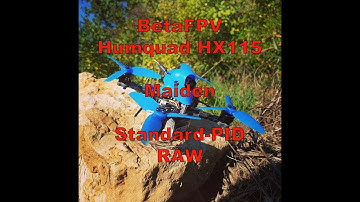BetaFPV HX115 HD CRSF - Maiden Flight - RAW - Out of the box - Standard-PID - team #bckflp