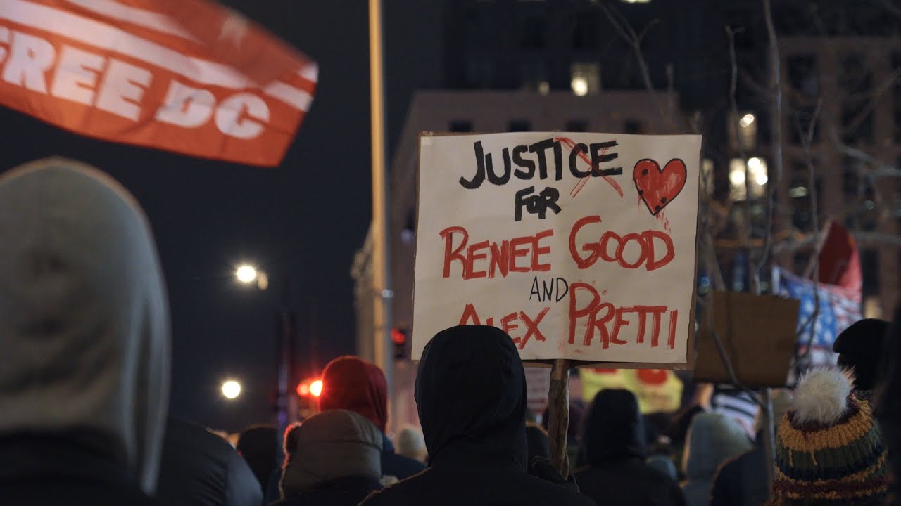 Thousands in D.C. protest the killing of Alex Pretti by ICE