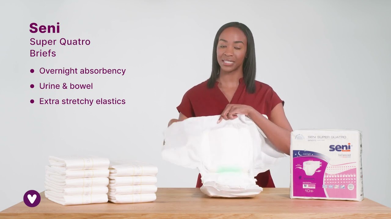 Seni Super Quatro Adult Diapers with Tabs | Carewell’s Guide to Home Health