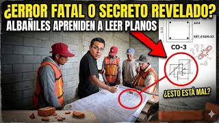 LOS ALBAÑILES APRENDEN A LEER PLANOS!! 🦺👷♂️ LOS ALBAÑILES APRENDEN A LEER PLANOS!! 🦺👷♂️