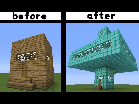 Minecraft いつもの仮拠点をリフォームしてみた 目覚ましフェスティバル Youtube