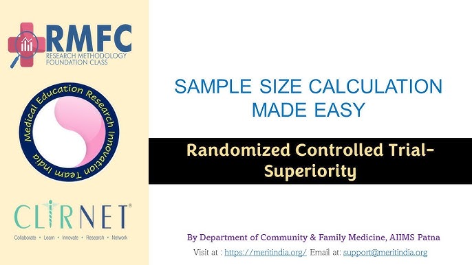 Sample Size Calculation حساب حجم العينة للبحوث الطبية والصحية