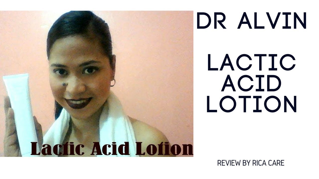Lactic Acid lotion (Professional Skin Care Formula by Dr. Alvin) by