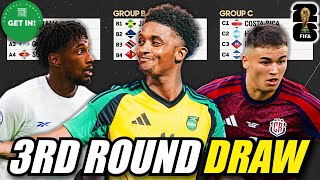 REACTING TO CONCACAF WORLD CUP 2026 QUALIFYING ROUND 3 DRAW