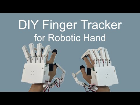 DIY finger tracking device for my 15 DoF robotic hand