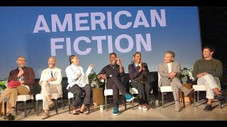 AMERICAN FICTION talk Jeffrey Wright, Tracee Ellis Ross, Sterling K Brown, Cord Jefferson -12/3/2023