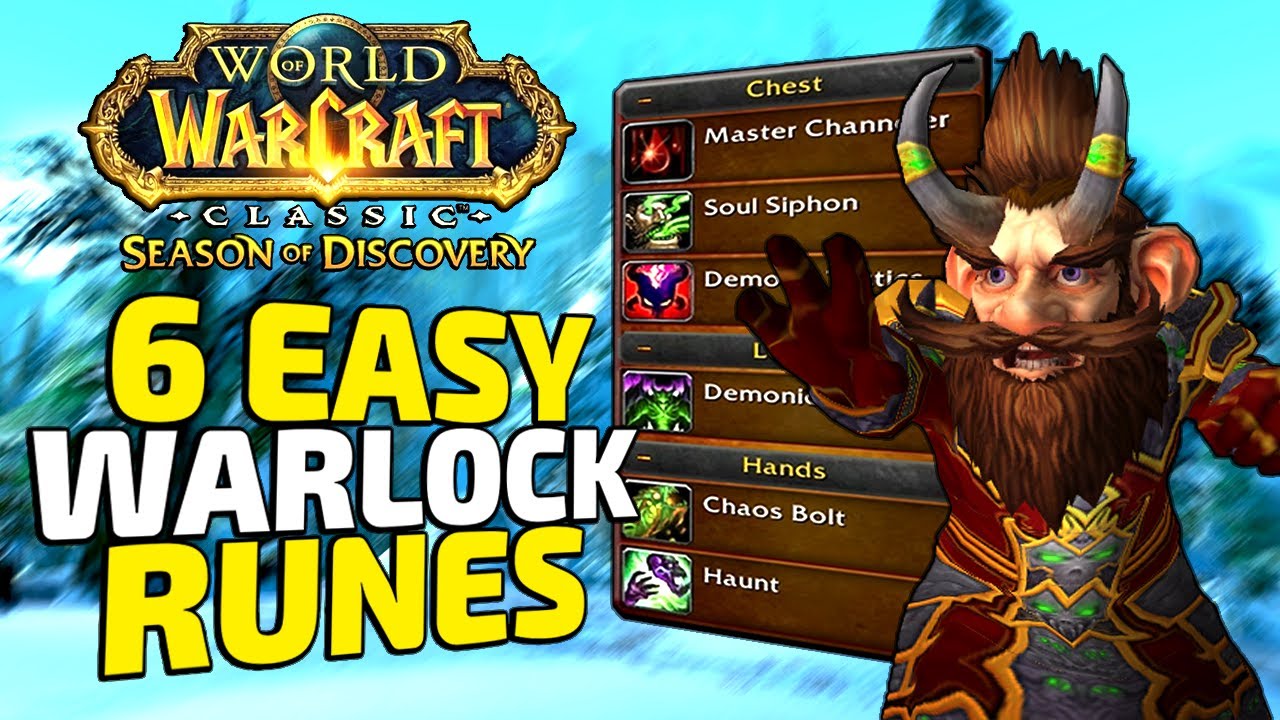 Wow Classic Season Of Discovery All Known Warlock Runes And Where To