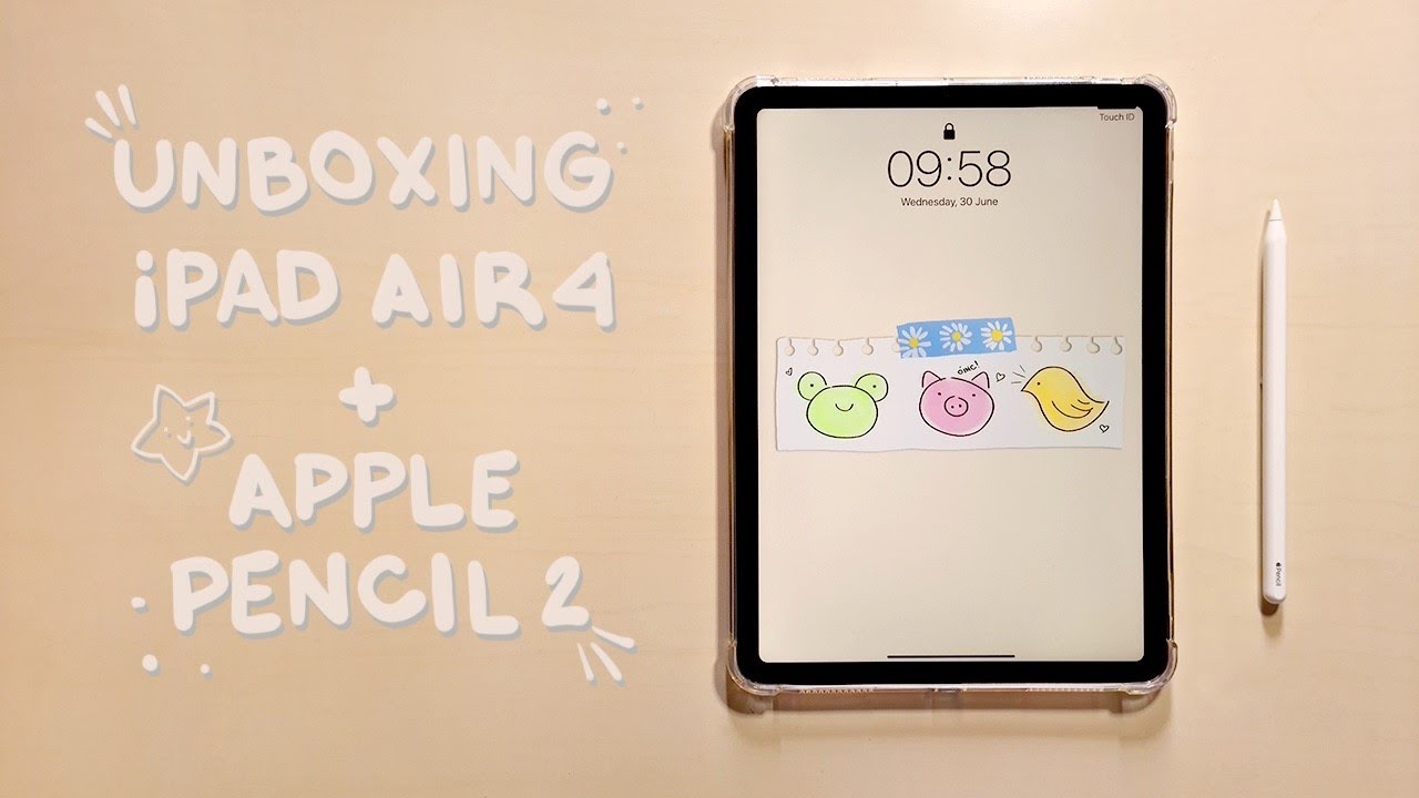 Unboxing | iPad Air 4 + Apple Pencil 2 🍎✏ - YouTube