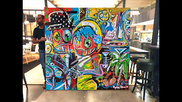 The FASTEST neo-expressionism painting EVER