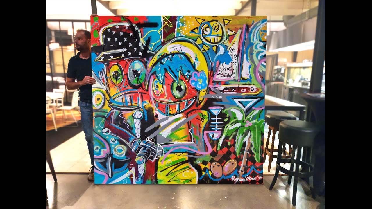 The FASTEST neo-expressionism painting EVER