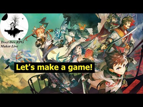 RPGMaker MV Live Episode 2 - Getting started on your project