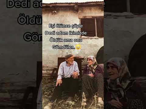 Eşi ölünce şöyle