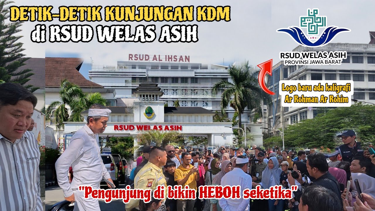 Detik-detik kedatangan KDM di RSUD WELAS ASIH. Pengunjung di bikin HEBOH seketika