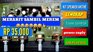 Cara merakit ampli speaker aktive  Rp35.000 ANAK KECIL PUN LANGSUNG BISA