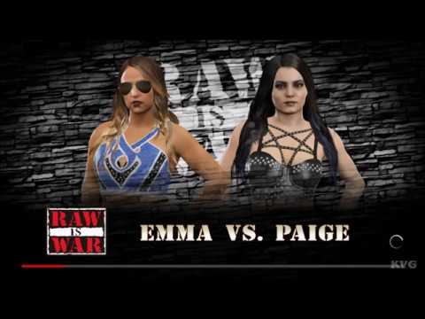 WWE 2K17 - Emma vs Paige | Gameplay (HD) [1080p60FPS] - YouTube