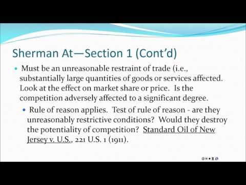 Video: Mengapakah Akta Antitrust Sherman tidak berjaya?