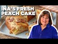 Recipe of the Day: Ina's 5-Star Fresh Peach Cake | Barefoot Contessa: Cook Like a Pro | Food Network