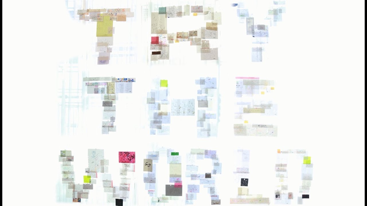 世界の「ためしがき」コレクション (Tameshigaki Art) × RYLL (RAM WIRE) コラボMV 「Try The World」