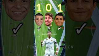 Football GOATs vs YouTube King 🤖 | Ronaldo vs Mbappé vs MrBeast #ronaldo #mrbeast #mbappe