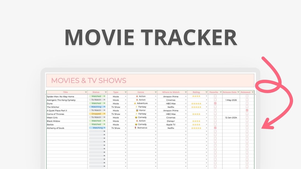 Movie & TV Show Tracker