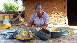 African Village Life\/\/ Cooking Most Appetizing Delicious Village Dinner