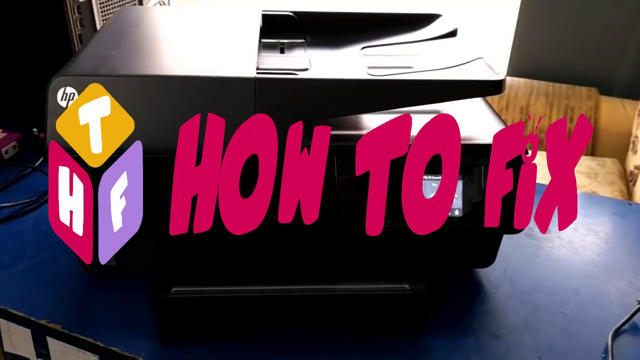 Кадр из видео Hp Officejet Pro 6830 Printer Head Cleaning
