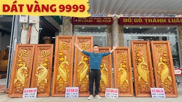 Tranh Cá Chép Dát Vàng Ta 24K Siêu Đỉnh Cao