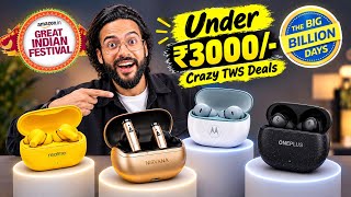 BBD Sale Live⚡️Best TWS Under 3000 in Flipkart Big Billion Days Sale 2026🔥Amazon GIF Sale