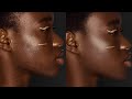 Simple frequency separation skin retouching in photoshop