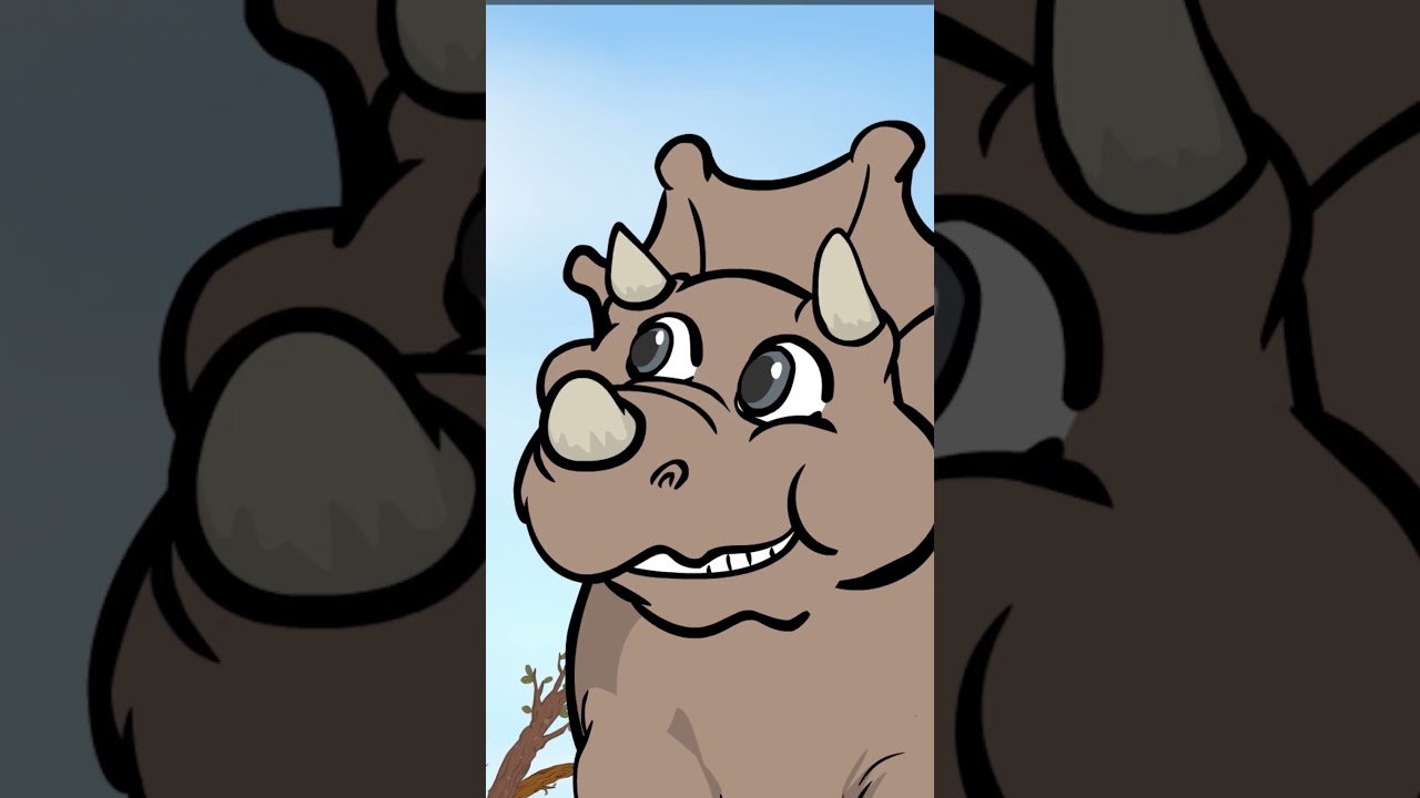 Dinosaurs finding a new home in a lush valley