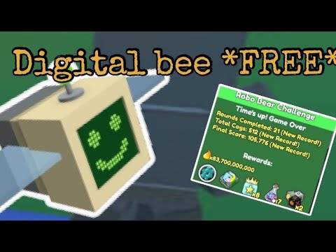 DIGITAL BEE? + HOW TO GET THE BEE SWARM RP2 RELIC + ALL 7 COG CODES!, Roblox Bee Swarm Simulator