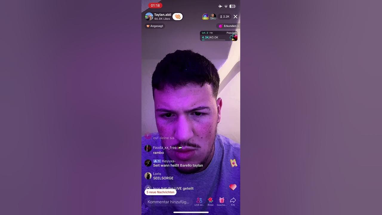 Barello ALLE Accounts WEG😥 Nachts Fragen beantworten 8.12.23 TikTok