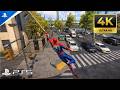 Spider-Man 2 PS5 4K Swing Gameplay | 4k 60 FPS | Free Roam | No Commentary