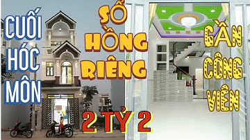 Nhà bán Hóc Môn 2021✅ Bán nhà sổ Hồng Riêng giá rẻ cuối Hóc Môn đường Phan văn hớn