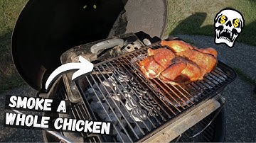 How to Smoke a WHOLE CHICKEN  on the Weber Go Anywhere
