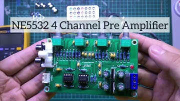 Mini Power Amplifier Project: Decoder Board, NE5532 Pre Amplifier and TPA3116 Power Amplifier