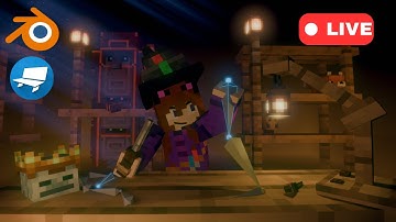 Blender 5.0.0 Live Stream#10 | Rigging Wind Caller #3