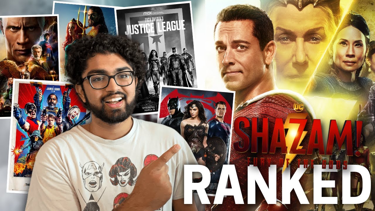 All 13 DCEU Movies Ranked! (w/ Shazam! Fury of the Gods)