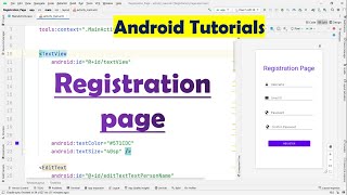 Famous Create Registration page to demonstration of Basic widgets available in android | Aparna Jagtap Profile
