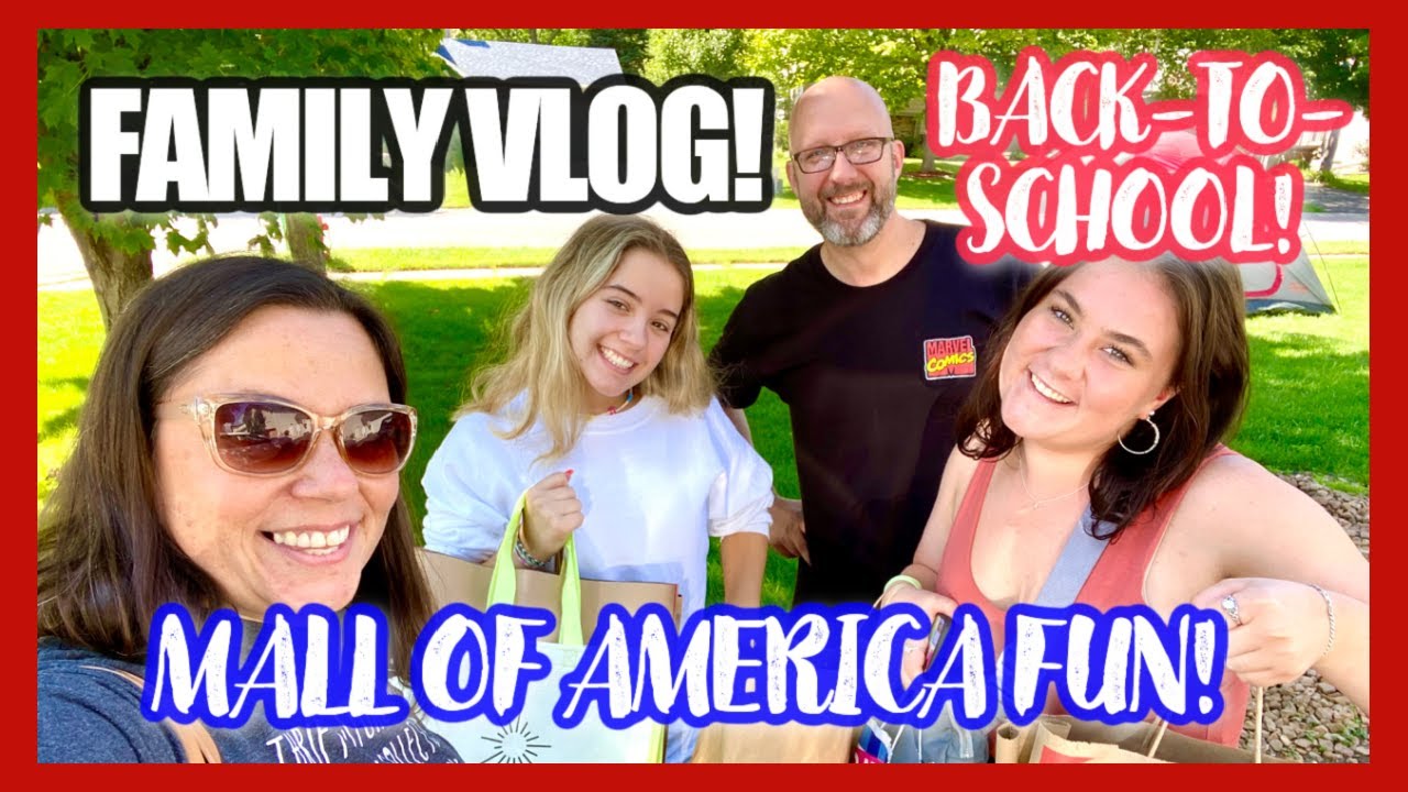 NEW TABLE, BACKTOSCHOOL SHOPPING, MALL OF AMERICA, FAMILY VLOG! YouTube