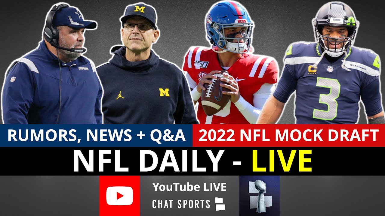 NFL Daily Live News and Rumors + QandA w/ Tom Downey (Jan